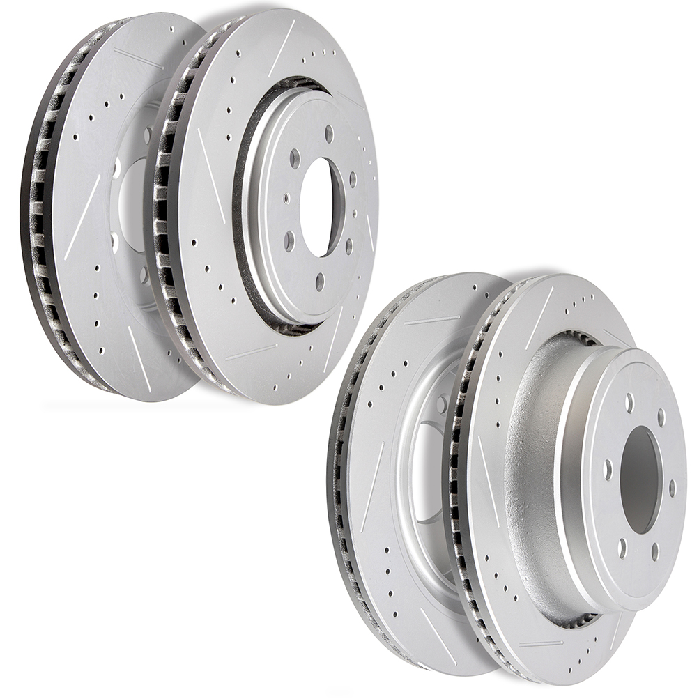 ECCPP Front Rear Brake Rotors Discs For 2012 2013 2014-2016 Ford F-150 Drilled Slotted Sale Coupon