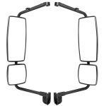 ECCPP Pair Black Mirrors Complete For 2002-18 International Durastar 4200 4300 Sale Coupon