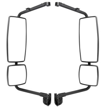 ECCPP Pair Black Mirrors Complete For 2002-18 International Durastar 4200 4300 Sale Coupon