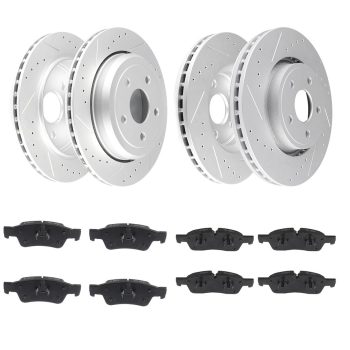 ECCPP Ceramic Brake Pads And Rotors Front Rear For Dodge Durango Jeep Grand Cherokee Sale Coupon