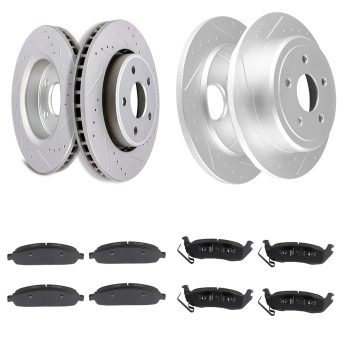 ECCPP Ceramic Brake Pads And Rotors Front Rear For 2005 2006-2010 Jeep Grand Cherokee Sale Coupon