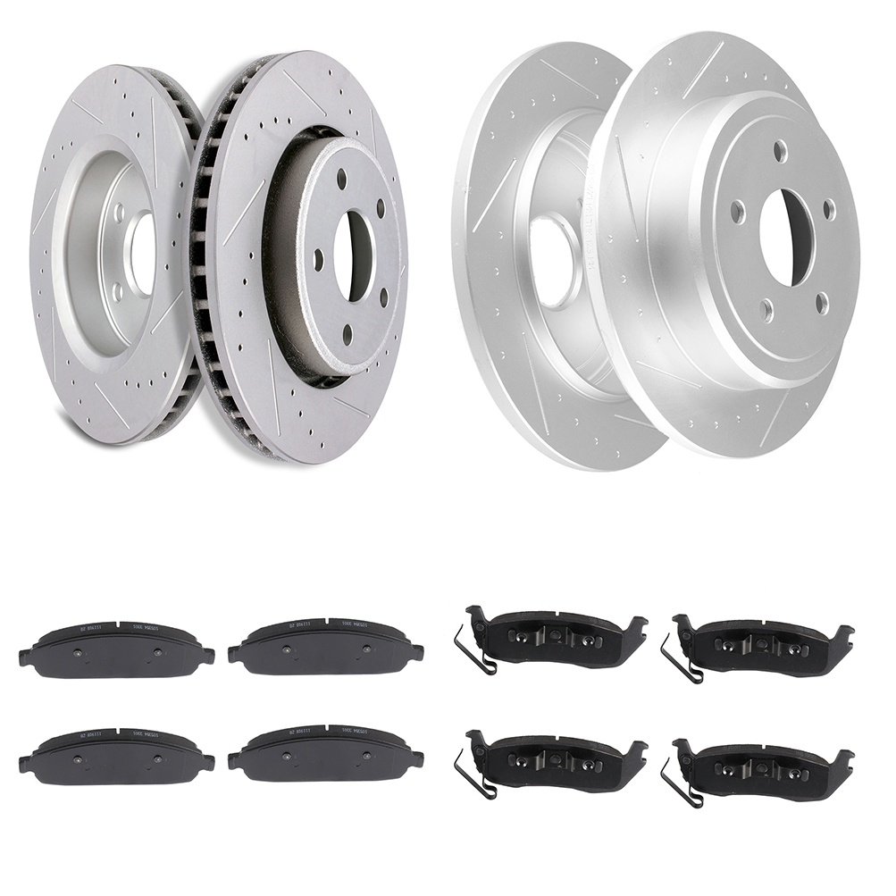 ECCPP Ceramic Brake Pads And Rotors Front Rear For 2005 2006-2010 Jeep Grand Cherokee Sale Coupon