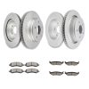 ECCPP Ceramic Brake Pads And Rotors Front Rear For Dodge Ram 1500 ST SXT TRX TRX4 Sale Coupon