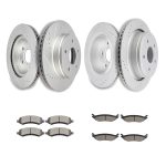 ECCPP Ceramic Brake Pads And Rotors Front Rear For Dodge Ram 1500 ST SXT TRX TRX4 Sale Coupon