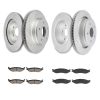 ECCPP Ceramic Brake Pads And Rotors Front Rear For Dodge Ram 1500 Durango Drilled Sale Coupon