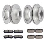 ECCPP Ceramic Brake Pads And Rotors Front Rear For Toyota Sequoia SR5 Limited 4.7L Sale Coupon