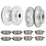 ECCPP Ceramic Brake Pads And Rotors Front Rear For Infiniti QX60 Nissan Murano Kit Sale Coupon