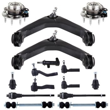 ECCPP 15Pcs For 2001-2004 GMC Sierra 2500 Front Wheel Bearing Hub Control Arm Sway Bar Sale Coupon