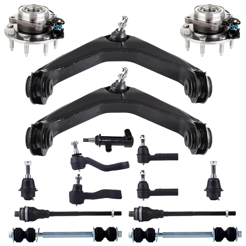 ECCPP 15Pcs For 2001-2004 GMC Sierra 2500 Front Wheel Bearing Hub Control Arm Sway Bar Sale Coupon