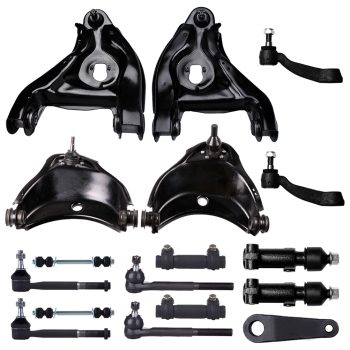 ECCPP 17pcs For 1996-02 Chevy Express 1500 2WD Front Upper Lower Control Arms Tie Rods Sale Coupon