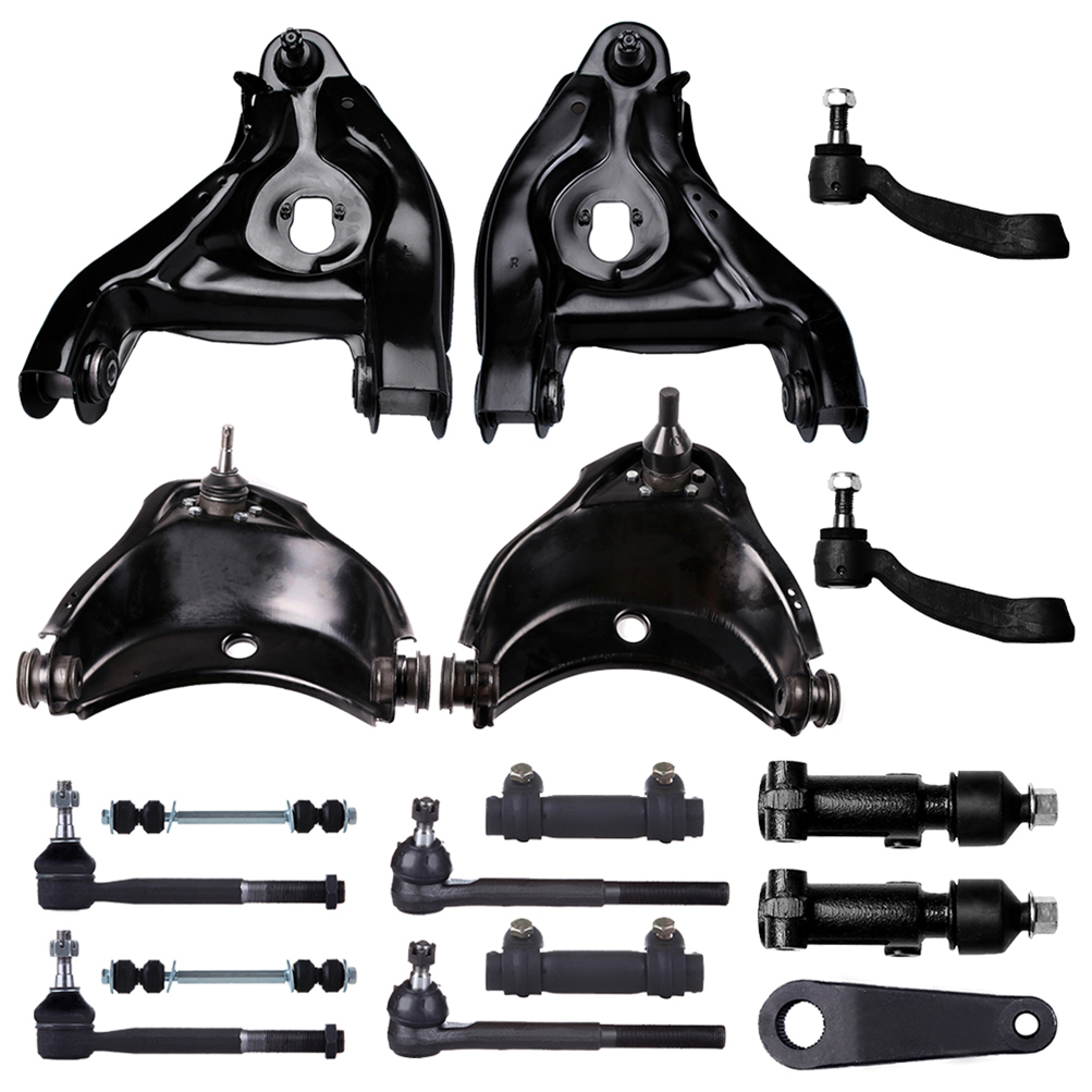 ECCPP 17pcs For 1996-02 Chevy Express 1500 2WD Front Upper Lower Control Arms Tie Rods Sale Coupon