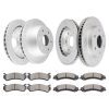 ECCPP Ceramic Brake Pads And Rotors Front Rear For Cadillac Escalade 2WD 4WD Kit Sale Coupon