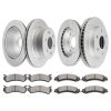 ECCPP Ceramic Brake Pads And Rotors Front Rear For Chevrolet Astro GMC Yukon XL 1500 Sale Coupon