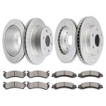 ECCPP Ceramic Brake Pads And Rotors Front Rear For Chevrolet Astro GMC Yukon XL 1500 Sale Coupon