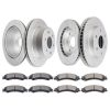 ECCPP Ceramic Brake Pads And Rotors Front Rear For Chevy Silverado 1500 LT LS Sale Coupon