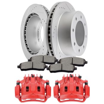ECCPP Rear Brake Calipers And Rotors + Ceramic Pads For Ford F-250 F-350 Super Duty Sale Coupon
