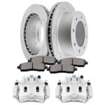 ECCPP Rear Brake Rotors Calipers Ceramic Pad For Ford Excursion F-250 F-350 Super Duty Sale Coupon