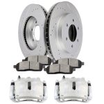 ECCPP Front Brake Rotors Calipers Ceramic Pads For Ford F-150 Lincoln Mark LT 2006-08 Sale Coupon