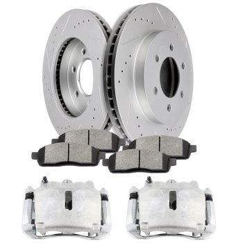 ECCPP Front Brake Rotors Calipers Ceramic Pads For Ford F-150 Lincoln Mark LT 2006-08 Sale Coupon
