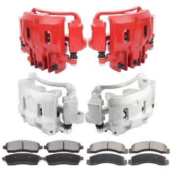 ECCPP Front Rear Brake Calipers And Ceramic Pads For Ford F-250 F-350 Super Duty 00-04 Sale Coupon