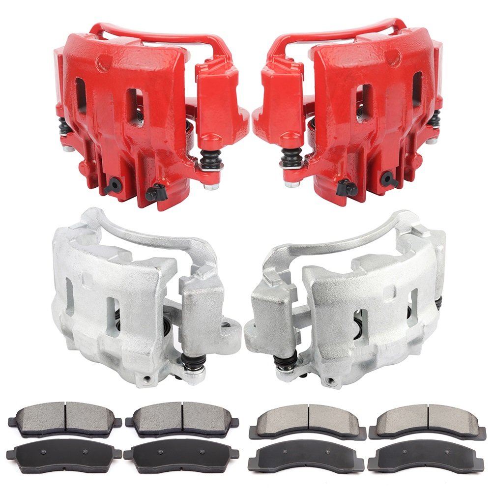 ECCPP Front Rear Brake Calipers And Ceramic Pads For Ford F-250 F-350 Super Duty 00-04 Sale Coupon