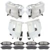 ECCPP Front Rear Brake Calipers And Ceramic Pads For Ford F-150 Lincoln Mark LT Sale Coupon