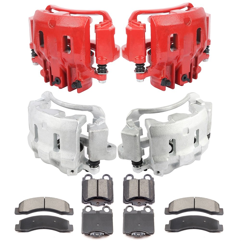 ECCPP Front Rear Brake Calipers Ceramic Pads For Ford F-250 F-350 Super Duty 2000-2004 Sale Coupon
