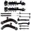 ECCPP Rear Shocks and Front Struts Control Arms + Tie Rod Ends For 07-12 Nissan Versa Sale Coupon