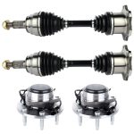 ECCPP Front 2 Wheel Hub Bearing+2 CV Axle ShaftFor Chevy Sierra GMC Silverado 1500 Sale Coupon