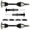 ECCPP Front CV Axle & Brake Pads & Shock Struts for GMC Sierra 1500 5.3L 2008-2013 Sale Coupon