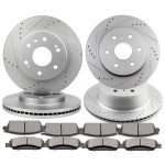 ECCPP Ceramic Brake Pads And Rotors Front Rear For Chevy Tahoe 08 09 10 11 12 13 14 Sale Coupon