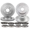 ECCPP Ceramic Brake Pads And Rotors Front Rear For Chev Tahoe 2015 2016 2017 2018 Sale Coupon