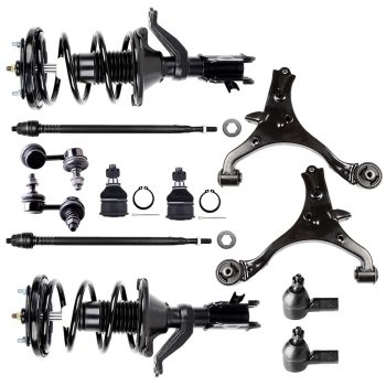 ECCPP For Acura EL 2001-2003 Front Struts Sway Bar Control Arm Ball Joint Tie Rod Sale Coupon