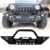 ECCPP Front & Rear Steel Step Bumper for 2007-2017 Jeep Wrangler -2 PCS Sale Coupon