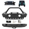 ECCPP Front & Rear Steel Step Steel Bumper for 2007-2018 Jeep Wrangler -2 PCS Sale Coupon