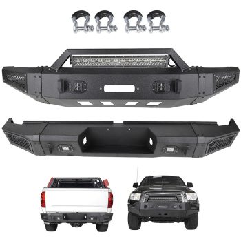 ECCPP Front & Rear Step Bumper for 2007-2013 Toyota Tundra -2 PCS Sale Coupon
