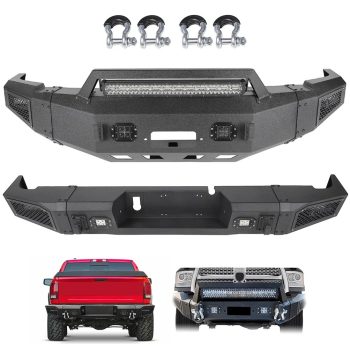 ECCPP Front & Rear Steel Step Bumper for 2010 Dodge Ram 2500 -2 PCS Sale Coupon