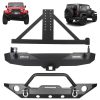 ECCPP Steel For 2007-2018 Jeep Wrangler JK Front bumper Rear Bumper w/ Tire Carrier Sale Coupon