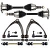 ECCPP Front Upper Control Arm Suspension CV Axle Shaft For 08-13 Tahoe GMC Sierra 1500 Sale Coupon