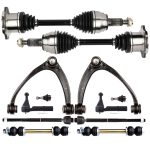 ECCPP Front Upper Control Arm Suspension CV Axle Shaft For 08-13 Tahoe GMC Sierra 1500 Sale Coupon