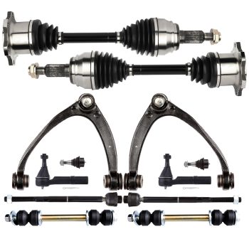 ECCPP Front Upper Control Arm Suspension CV Axle Shaft For 08-13 Tahoe GMC Sierra 1500 Sale Coupon