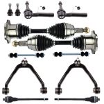 ECCPP Front Upper Control Arm Suspension CV Axle Shaft For 00-06 Tahoe GMC Sierra 1500 Sale Coupon