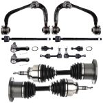 ECCPP Front Upper Control Arm Suspension Kits + CV Axle Shaft For 2004-2005 Ford F-150 Sale Coupon