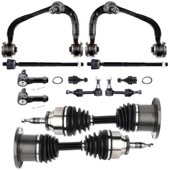ECCPP Front Upper Control Arm Suspension Kits + CV Axle Shaft For 2004-2005 Ford F-150 Sale Coupon