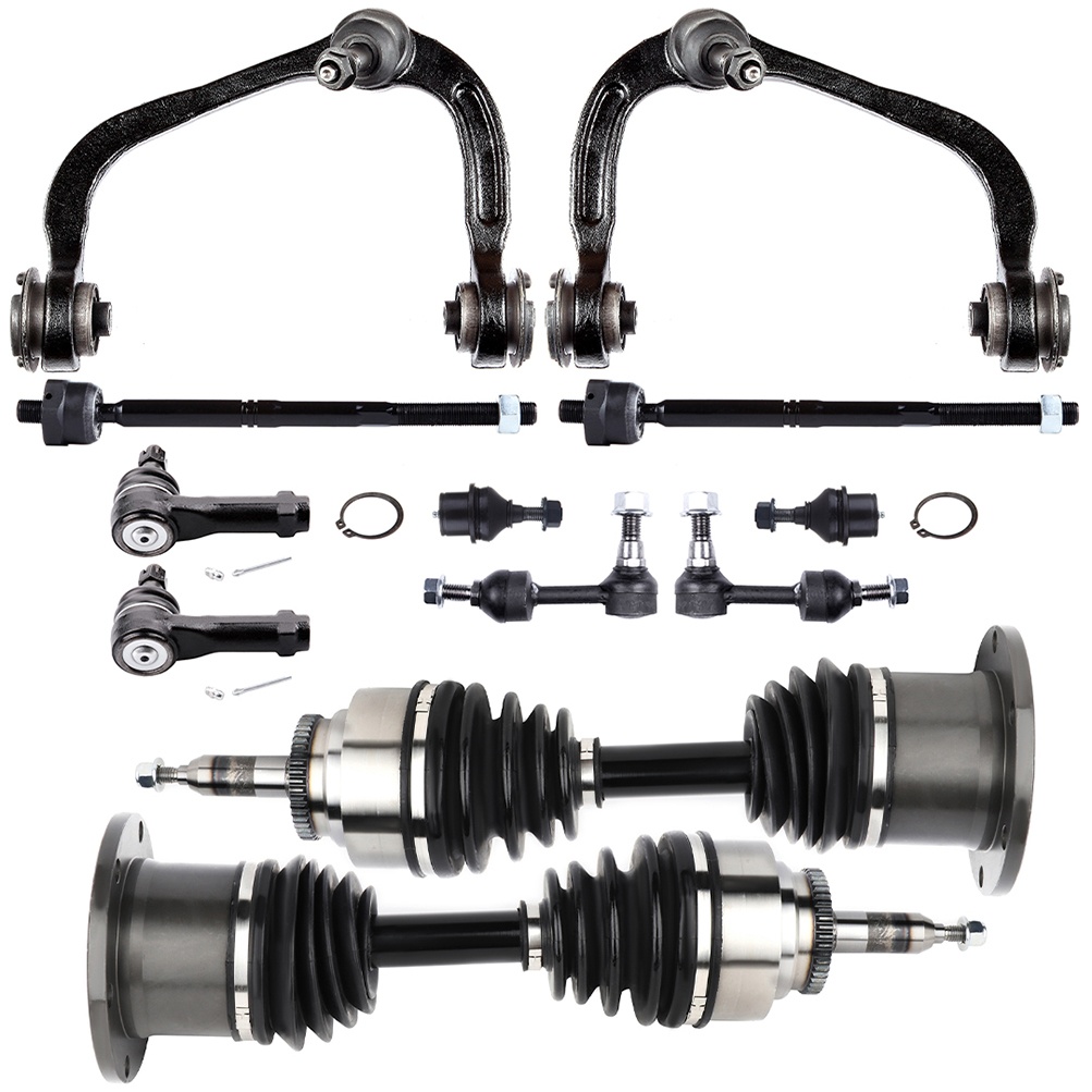ECCPP Front Upper Control Arm Suspension Kits + CV Axle Shaft For 2004-2005 Ford F-150 Sale Coupon