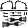 ECCPP Front Upper Control Arm Suspension Kits with CV Axle Shaft For 2005-08 Ford F150 Sale Coupon