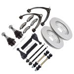 ECCPP Front Upper Control Arm Suspension Brake Rotor Pad For 2008-13 Sierra 1500 Yukon Sale Coupon