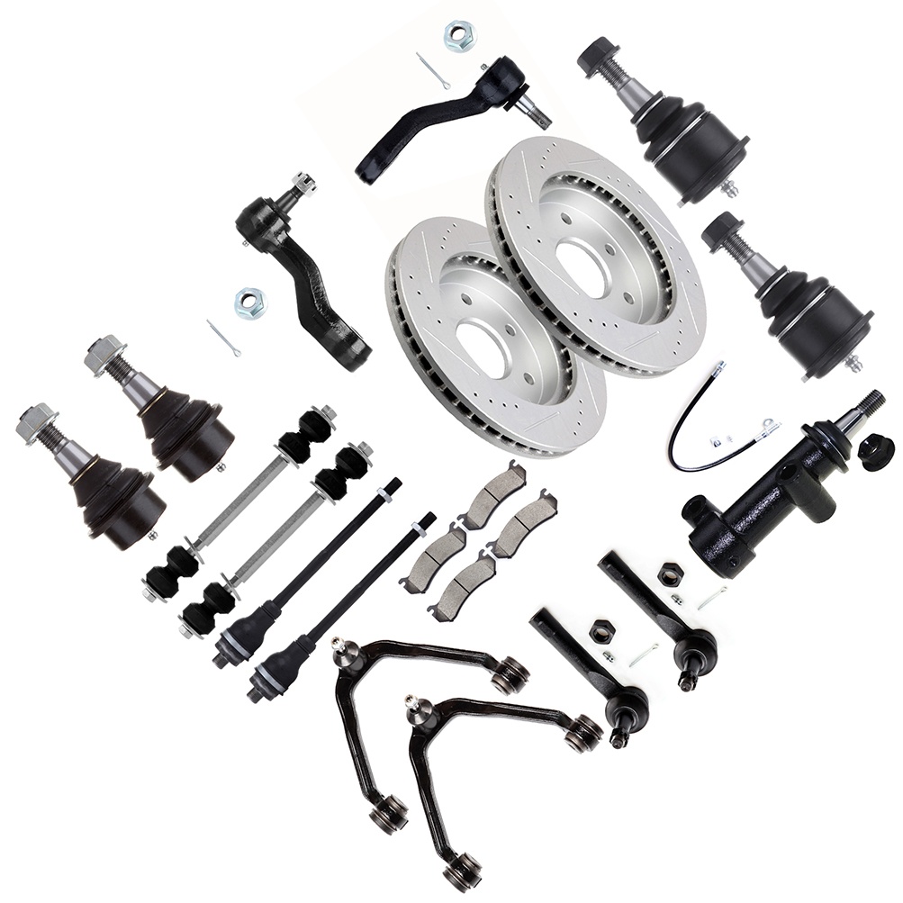 ECCPP Front Upper Control Arm Suspension Brake Rotor Pad For 2000-06 GMC Yukon XL 1500 Sale Coupon