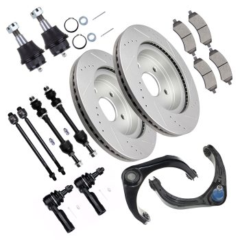 ECCPP Front Upper Control Arm Suspension Brake Rotor Pad For 2006-2008 Dodge Ram 1500 Sale Coupon