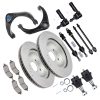 ECCPP Front Upper Control Arm Suspension with Brake Rotor Pad For 06-08 Dodge Ram 1500 Sale Coupon